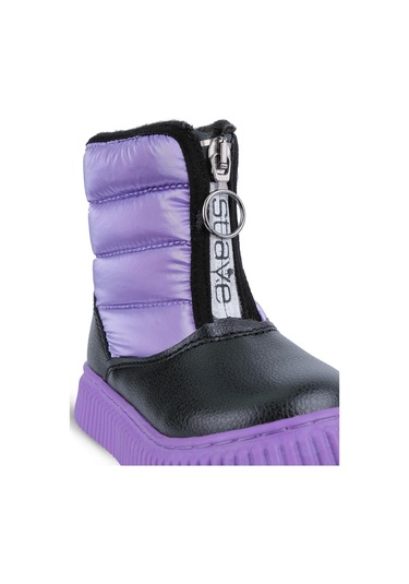 Kaptan Junior Kız Bebek Çocuk Botu Ortopedik Kaymaz Taban Barznk 560 Mor