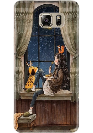 Samsung Uyumlu Galaxy Note 5 Kılıf Silikon Ananas Camera Glass 1358