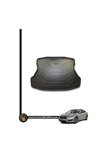 Honda Civic Sedan 2012-2016 Araca Özel 3d Bagaj Havuzu