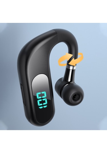 V13 Tek Kulak Kablosuz Bluetooth 5.2 Dijital Ekranlı Kulaklık