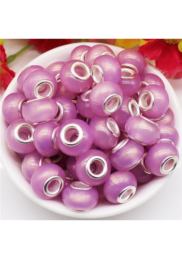 Irisdream 10 Adet Murano Reçine Rondelle Boncuk Bilezik Dıy Takı Yapımıcamel Camel