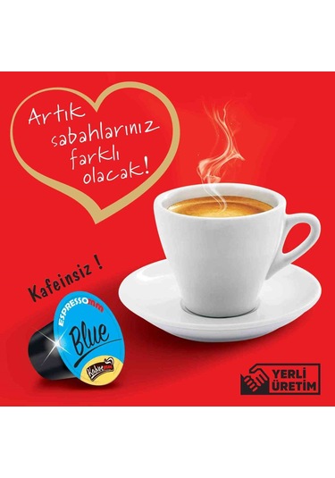 Espressomm Nespresso Uyumlu Blue Kafeinsiz Kapsül Kahve 10 Adet