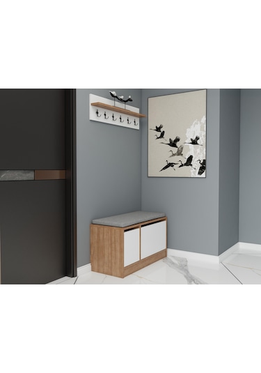 Mira Ayakkabı Dolabı Kahverengi