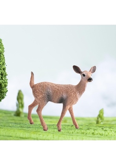 Lijinxu Geyik Heykelcik Koleksiyonu El Sanatları 7,5x3,5x7,5-cm