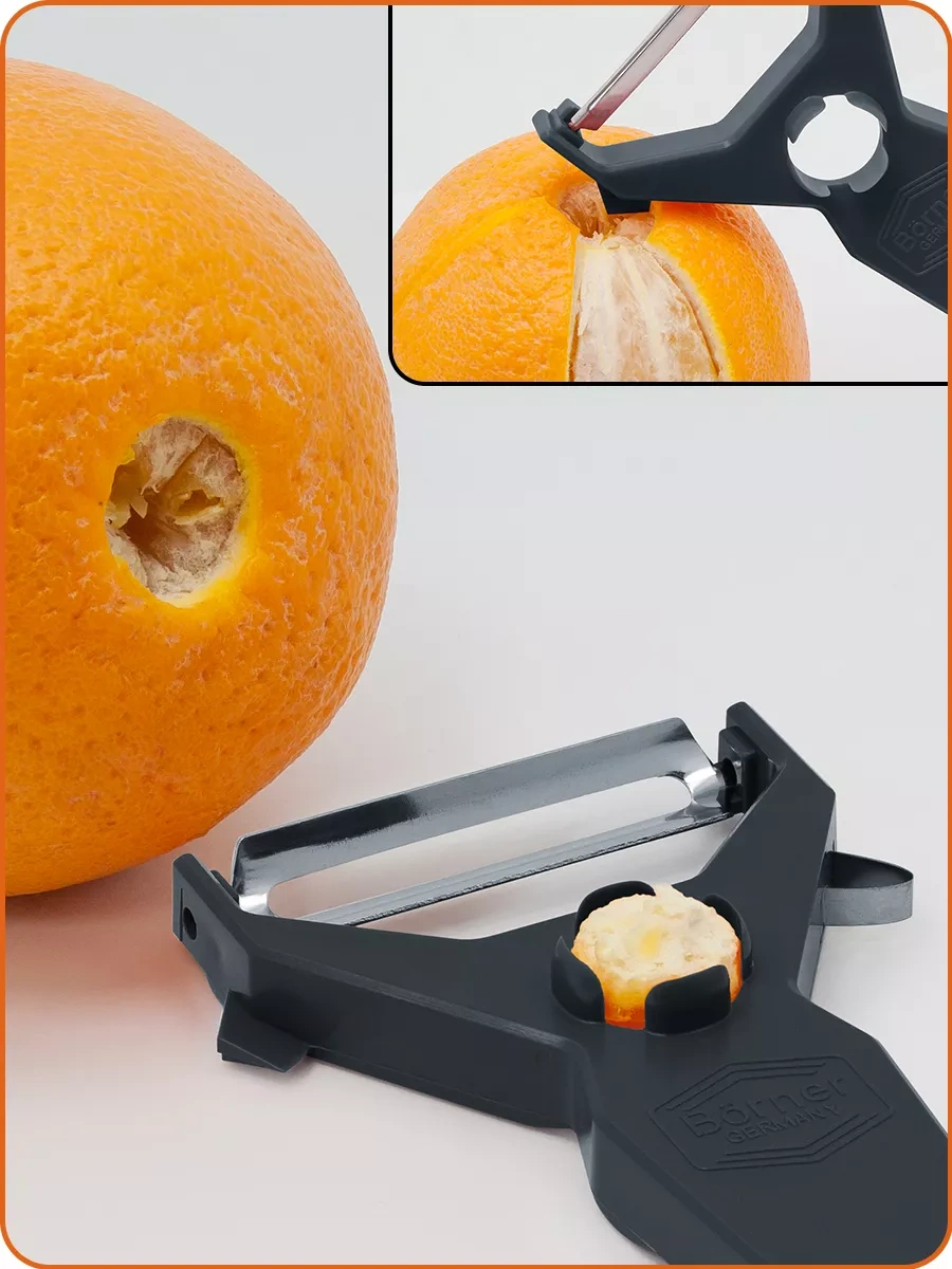 Borner 5'i 1 Arada Sebze Soyucu-dekoratör 172698105 Koyu Gri