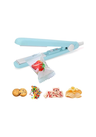 Mini Poşet Ağzı Yapıştırma Makinesi - Isıtmalı Isı Presli Poşet Ambalaj Kapatıcı