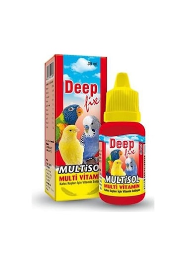 Deep Fix  Multisol-Kuş Multivitamini 30 Ml