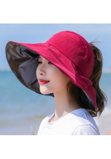 Bayanlar İçin Uv Koruyucu Yazlık Güneş Şapkası Geniş Kenarlı Ve Şık Tasarım Beyaz