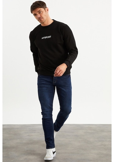 Mysport 201951 Erkek Bisiklet Yaka Sweatshirt