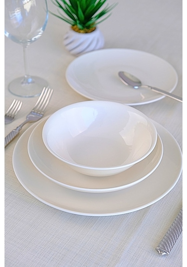 Tabak Evi Porselen Chic Yemek Takımı 24 Parça 6 Kişilik