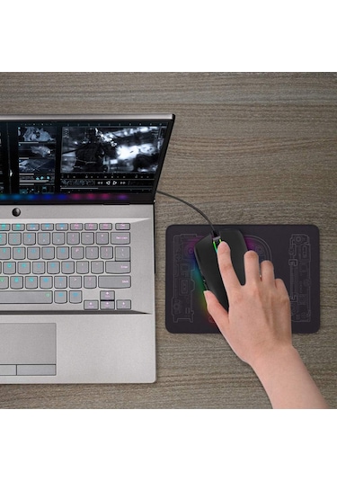 Usb C Fare Ergonomik Tip C Kablolu Fare Rgb Oyun Fare Optik Fareleri 4 Arka Işık Modlu