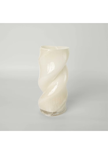 Linens Linzi Vazo 12,5x12,5x28 Cm Ekru Ekru