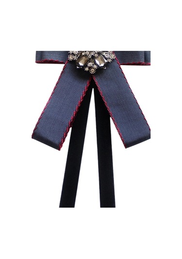 Homyl Takım Bluz Giyim Aksesuarları Için Kravat Bow Tie Donanma