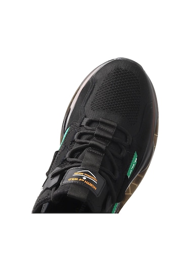 Aırboos Erkek Sneakers - Sıyah Yesıl 001