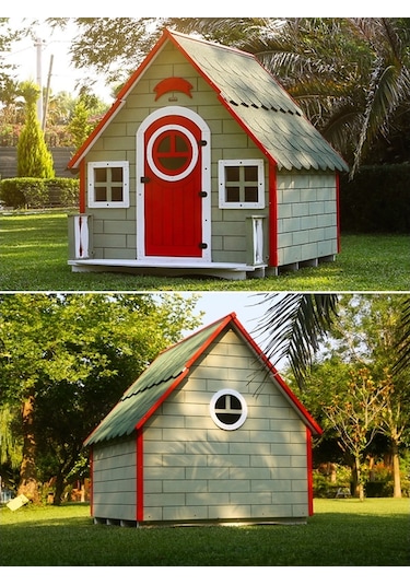 MANDU Ahşap Çocuk Oyun Evi (Playhouse) Hollanda