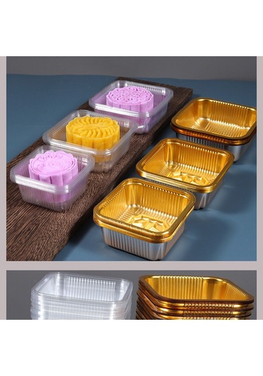 100 Adet Ay Keki Tepsisi Yumurta Çiçeği Crisptray Altın 7,5x3cm 7,5x3cm Altın 7,5x3cm-7,5x3cm Diğer