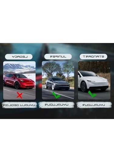 Tesla Model Y Premium Kolçak İçi Düzenleyici, Abs Malzeme A.Ağaç