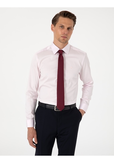 Pierre Cardin Erkek Açık Pembe Gömlek Basic 50305127-vr078 Açık Pembe
