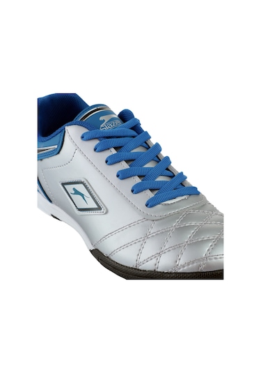Slazenger HUGO HS Çocuk Halı Saha Gri / Mavi Futbol Ayakkabısı