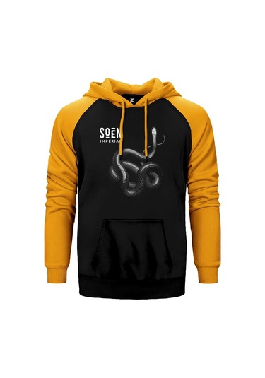 Soen İMperial Sarı Reglan Kol Kapşonlu Sweatshirt Sarı (554880695) Sarı