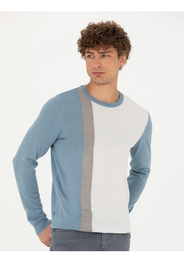 Pierre Cardin Erkek Koyu Mavi Triko Kazak 50278089-vr032 Koyu Mavi