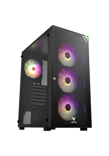 Vento Vg3400s Temperli Cam Rgb Atx Bilgisayar Kasası