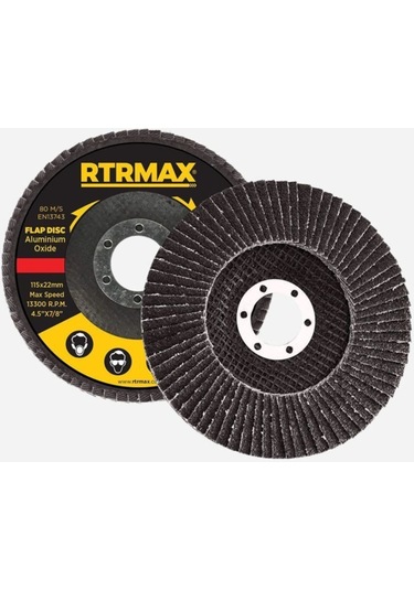 Rtrmax Rdf11560 115mm 60 Kum Alüminyum Oksit Flap Disk