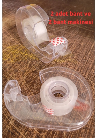 2 Bant Makinesi, 2 Adet Selo Bant, Para Bandı, Yapıştırma Bandı Makinası 2