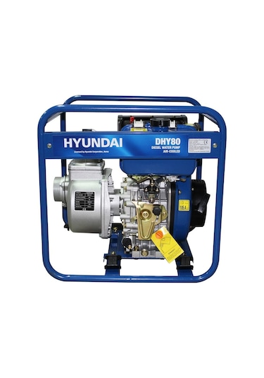 Hyundai Dhy80 Dizel Su Motoru 3''