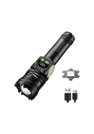 Şarj Edilebilir El Feneri - Wison - 2500 Lümen - 25 Watt Çok Renkli