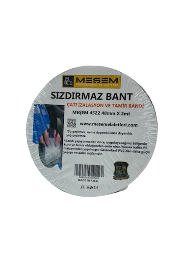 Meşem 48mm X 2mt Sızdırmazlık Bant Sakız Bant Çamur Bant Kod:4522