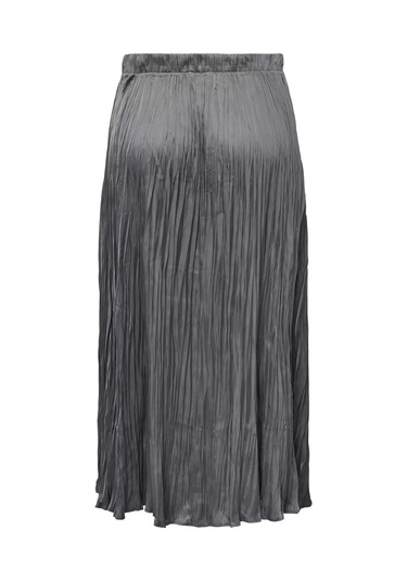 Only Onllina Midi Plisse Kadın Etek 15340469 Gri
