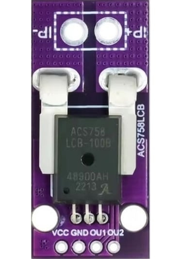 Acs758lcb 100a Lineer Hall Akım Sensörü Modülü