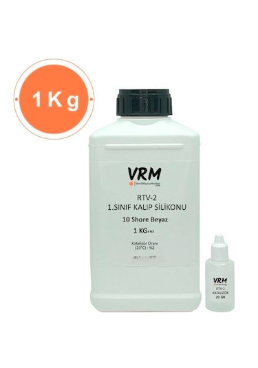 VRM RTV-2 Kalıp Silikonu 1.Sınıf Beyaz 1 KG