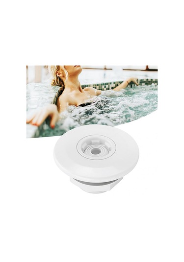 Anjiexun 360 Derece Dönebilen Geri Jet Su Masaj Nozulu Beyaz