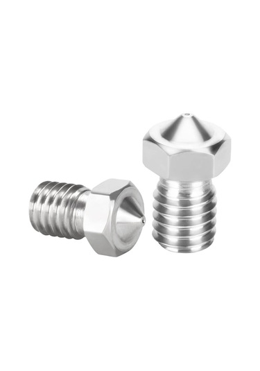 Koodmax 3d Yazıcı E3d V5-v6 Mk8 Extruder 1.75mm / 0.2mm Paslanmaz Çelik Nozzle M6