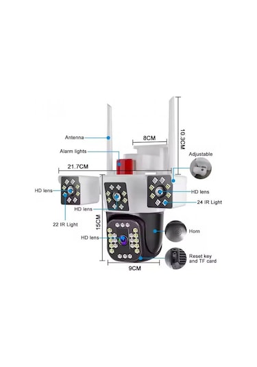 Ys-24 Pro Kamera İp Wifi Dış Mekan