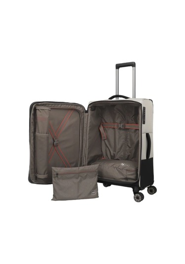 Travelite Travelit Crosslite 5.0 4w Trolley M Körüklü Orta Boy Valiz Bej