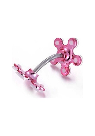 Sandwich Pembe Çift Yönlü Sıçramalı Tutucu, 4-6.5 Akıllı Telefonlar İçin, Tek Elle Navigasyon Stantı