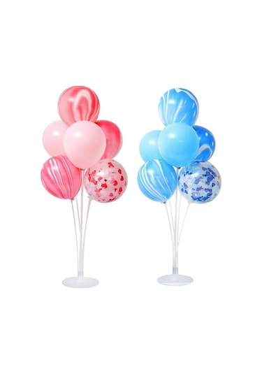 Ayaklı Balon Standı 7'Li İkili Set