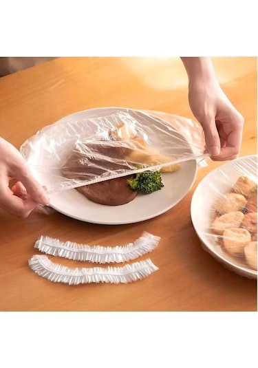 Lastikli Tencere Ve Tabak Bonesi 100 Adet 24cm Renkli