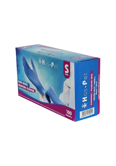 Pudrasız Mi Nitril Eldiven Küçük Boy S 100 Lü Paket