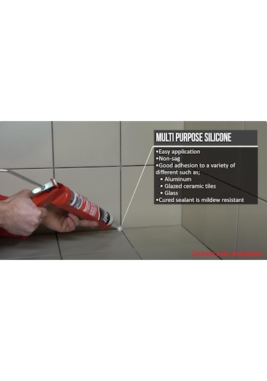 Selsil Genel Amaçlı Silikon Beyaz 280 Gr. - 5 Adet