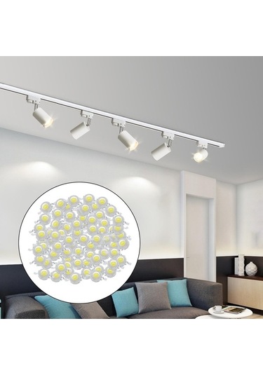 Trendooze Homyl Projektör Led Boncuk Çip, 100x, 3w Beyaz, Yüksek Parlaklık