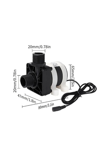 Boatshop1 1 Bilgisayar 4 Noktalı Dişli Su Isıtıcı Duş Zemin Isıtma Pompası Fırçasız Solar Motor Dc12v Ev Tipi Mutfak Musluğu Sıcak Su Aktarımı