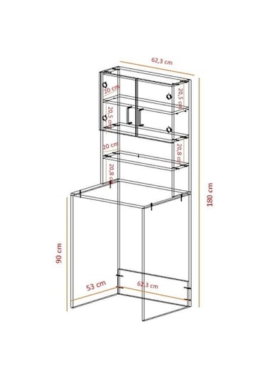Kenzlife Membran Çamaşır Makinesi Dolabı Hayzum Krmbyz Panjur 180 66 55 Mebran Kapak Mdf Gövde Beyaz