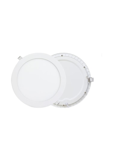 ACK 18 W Led Panel - Beyaz 6500K- Yuvarlak-Beyaz- S/A- AP01-01830