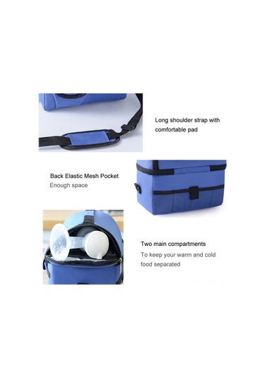 Dofolink Büyük Kapasiteli Isı Yalıtımlı Çanta - Anne Sütü, İlaç Ve Yiyecek Saklama, Piknik Ve Günlük Kullanim - Pembe Kırmızı