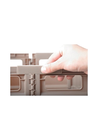 Campout Katlanır Tekerlekli Kamp Kasası Kahverengi