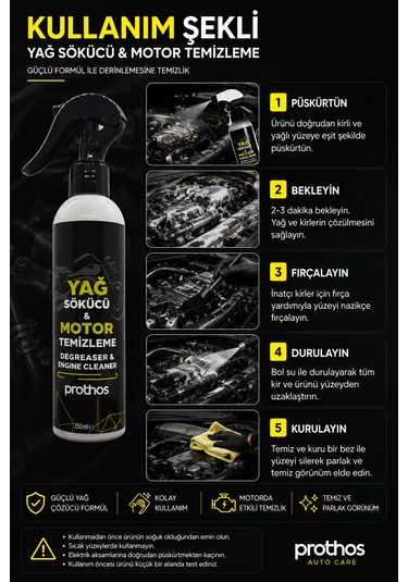 Motosiklet Yağ Sökücü/motor Temizleme 250 Ml.